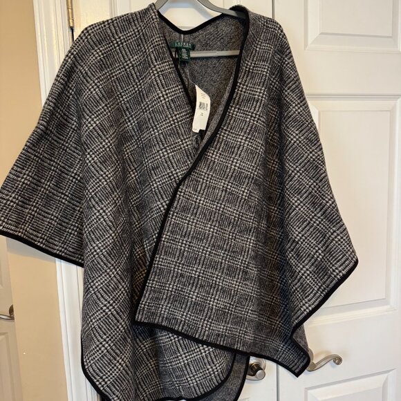 Ralph Lauren Wool Cape Shawl, Size Small/Medium New With Tags - Picture 5 of 5